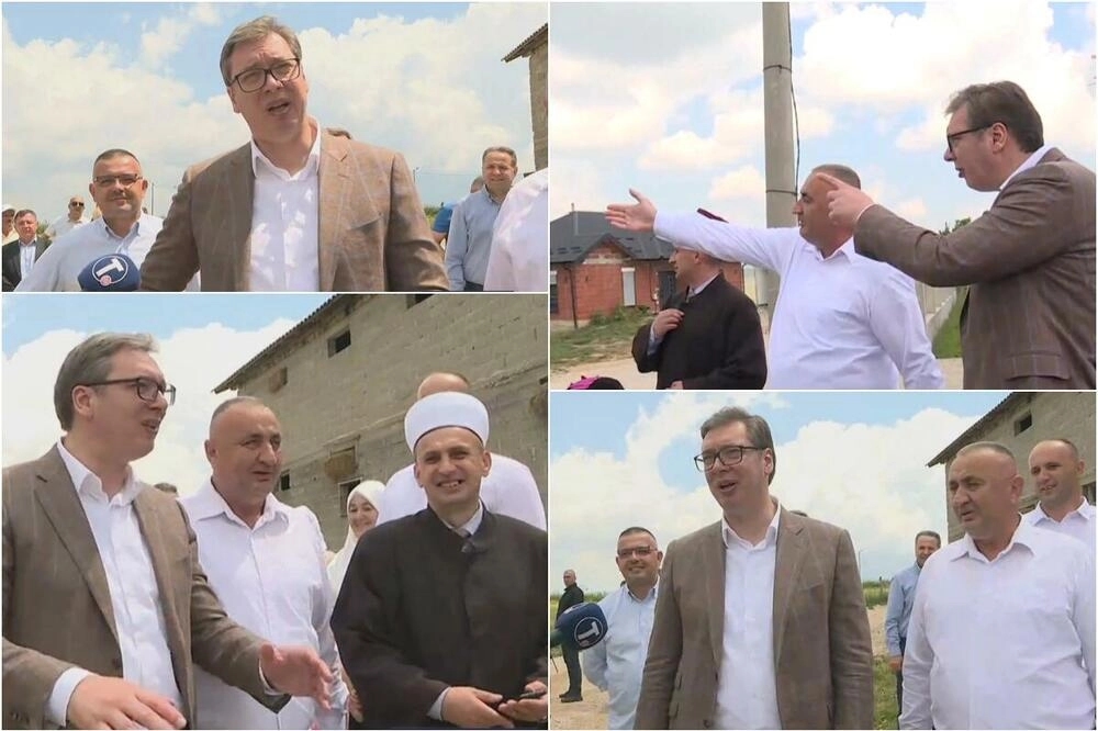Vučić posjetio Sandžak, donirao novac za džamiju koja se gradi već devet godina