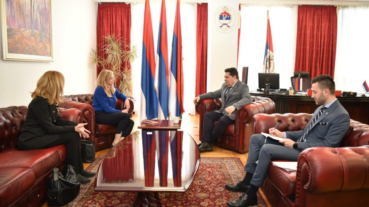 Predsjednik Stevandić razgovarao sa šefom političkog Odjeljenja britanske ambasade u Bosni i Hercegovini