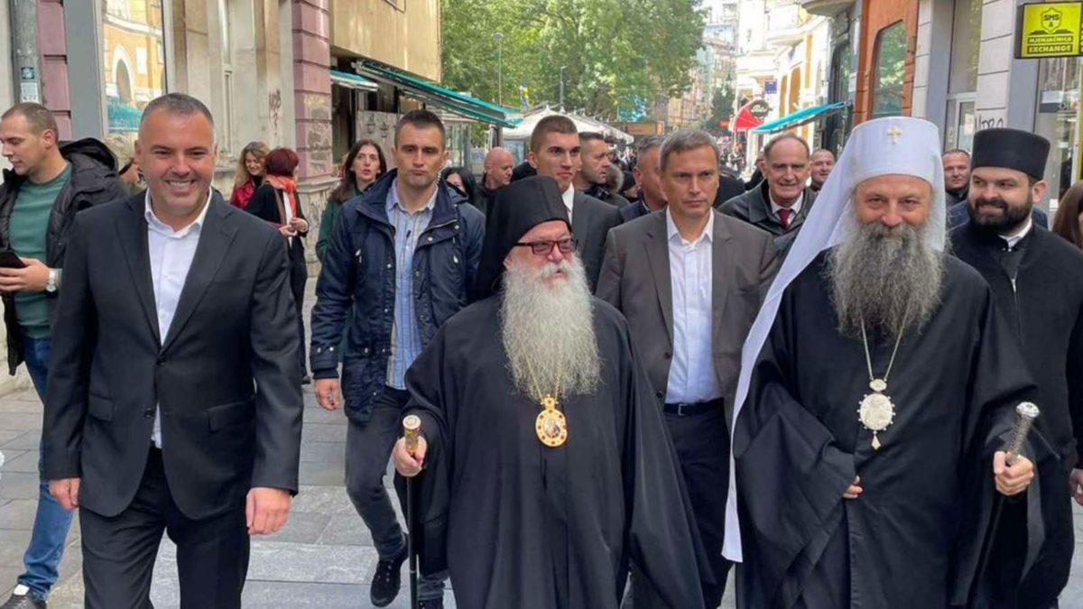 Patrijah Porfirije prošetao ulicama Sarajeva