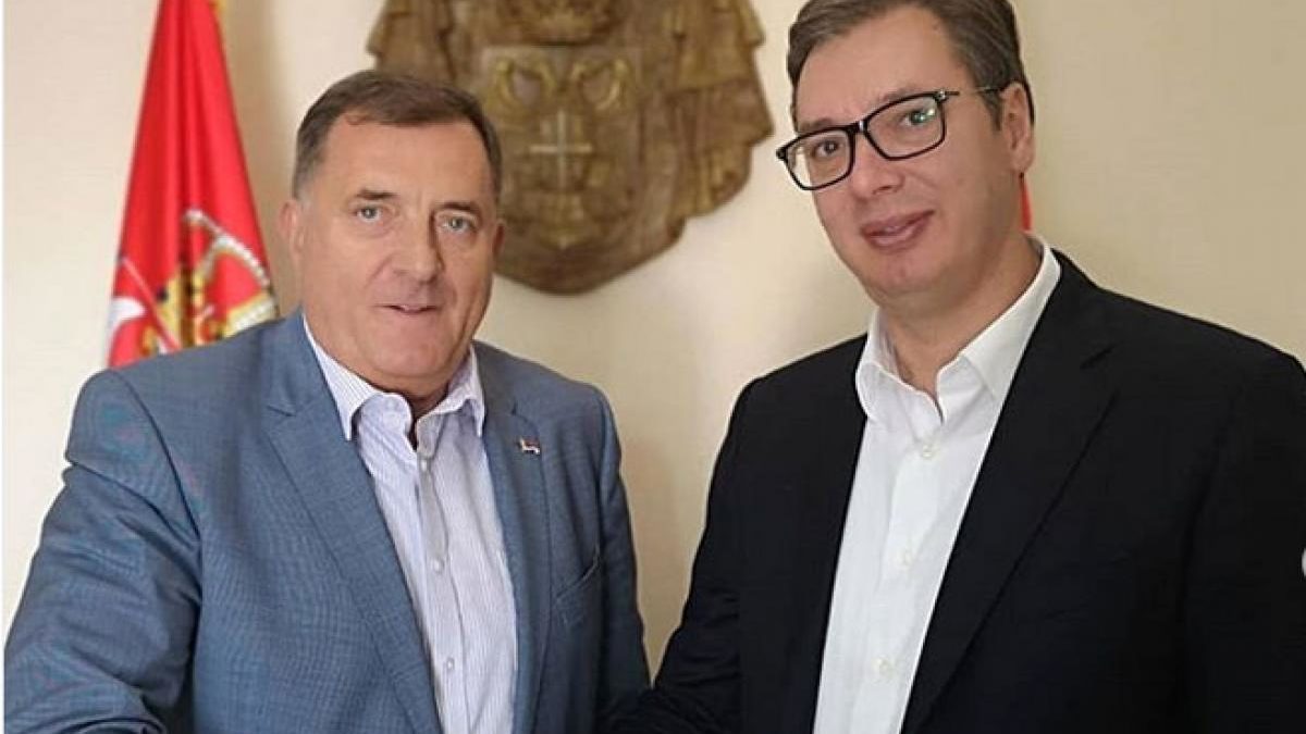 Dodik na sastanku sa Vučićem