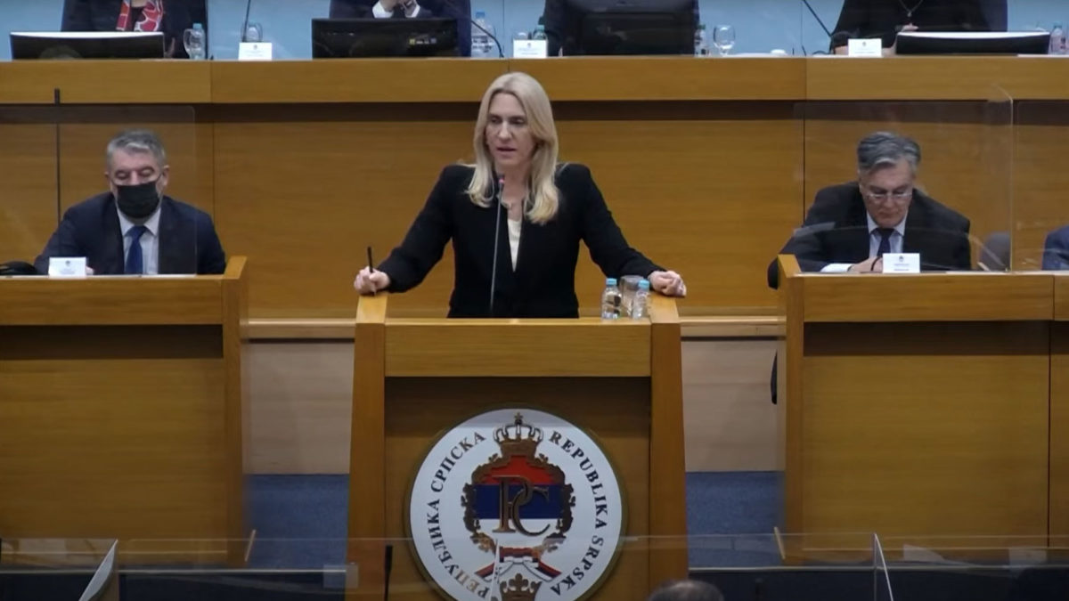 Cvijanovićeva komentarisala incident njenog obezbjeđenja i Vukanovića